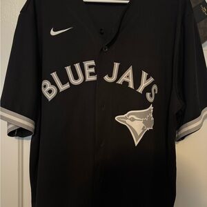 Black Blue Jays Baseball Jersey